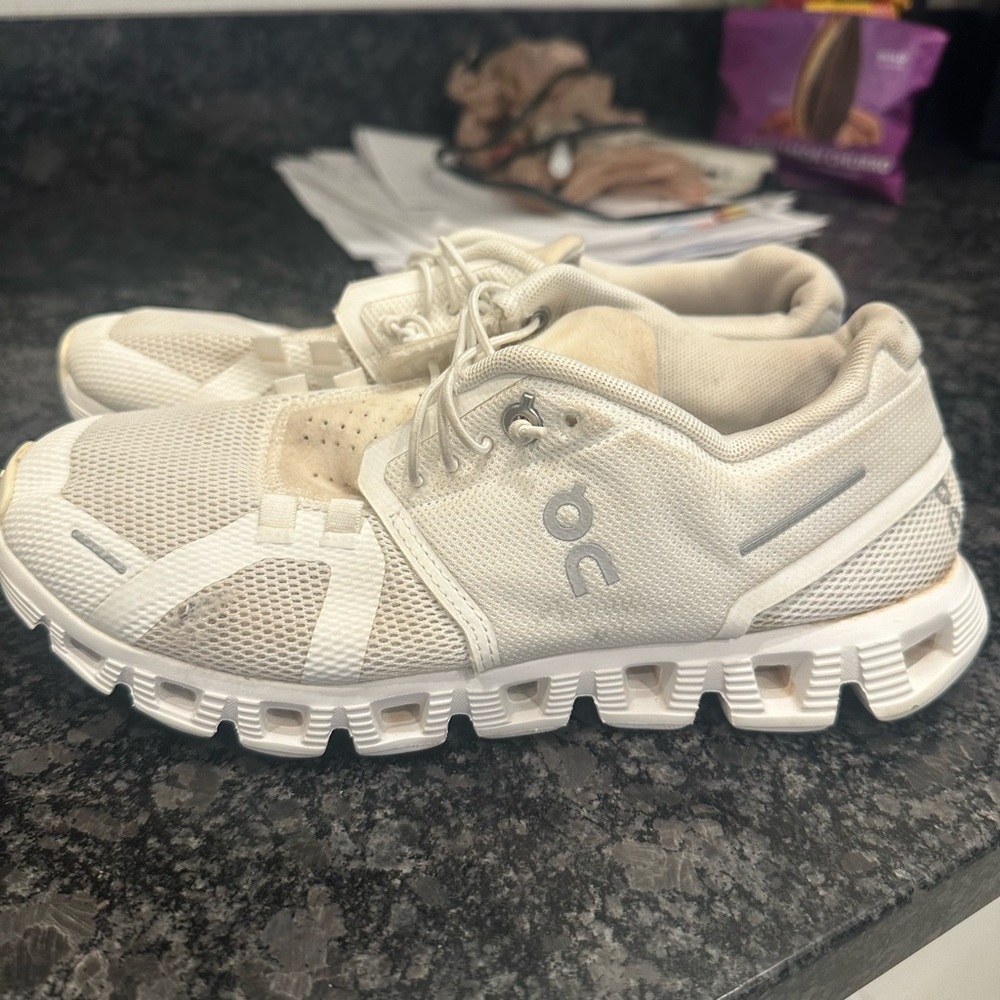 On Running Kids Cream Sneakers